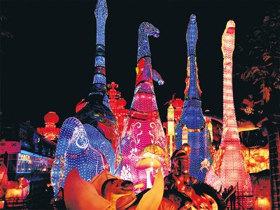 Auspicious Dragon Celebrating New Year