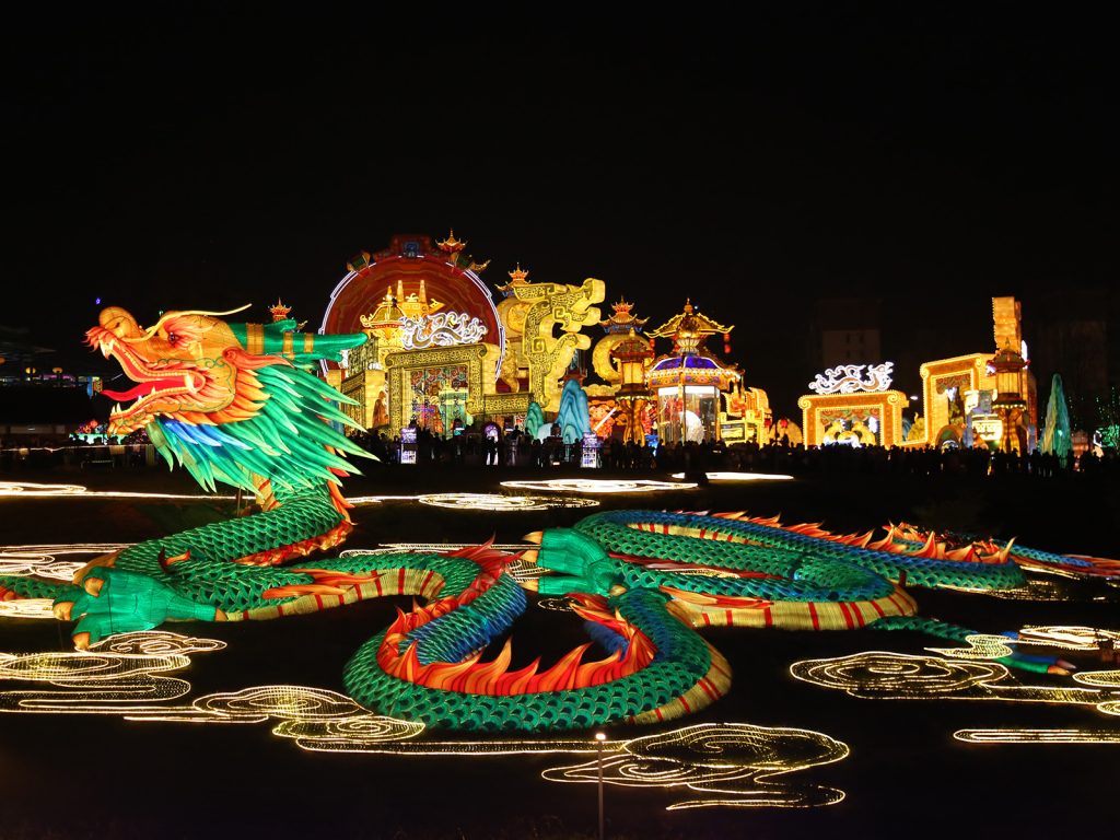 202.4-Meter “Intangible Cultural Heritage Chinese Dragon” Lantern Group: A New Benchmark in Sustainable Lantern Art