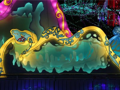 Silk Road Themed Lantern Installation