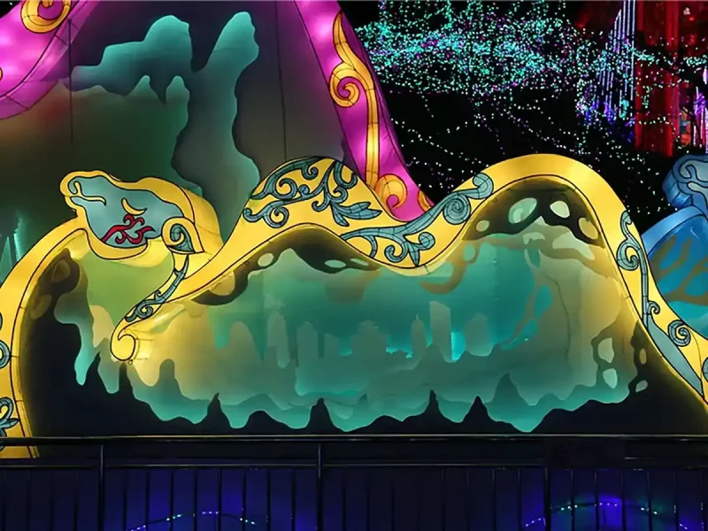 Silk Road Themed Lantern Installation