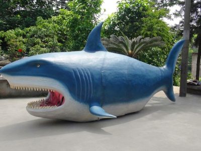 Life-Size Animatronic Great White Shark — Realistic Marine Predator for Aquariums & Ocean Exhibits