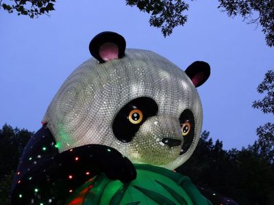 Panda Bamboo Classic Lantern