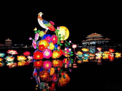 Phoenix & Moon Water Lantern Set – Floating Festival Display
