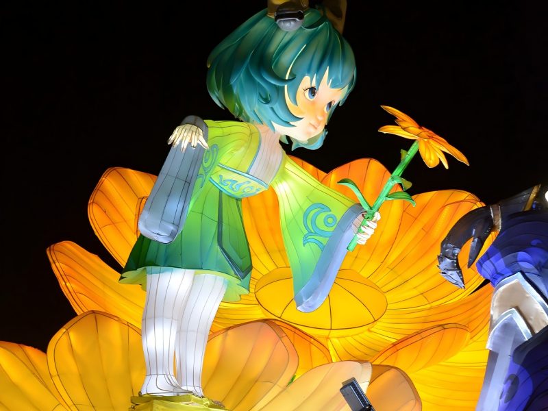 Anime Character Lantern Display