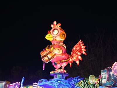 Zodiac Rooster Lantern – Steampunk Chinese New Year Sculpture