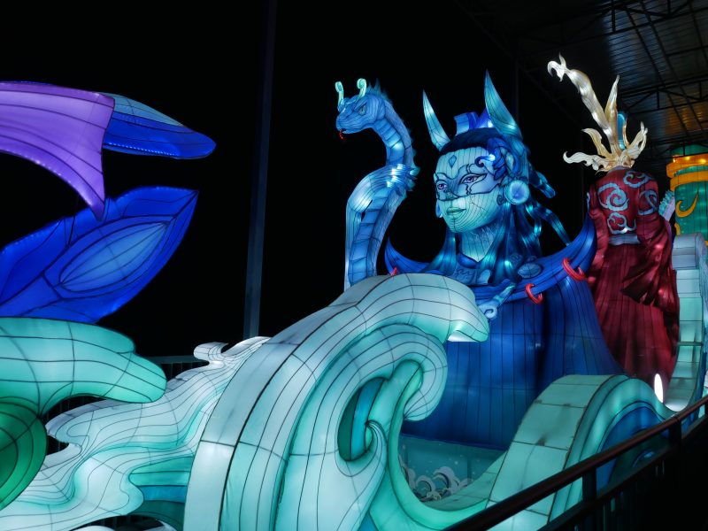 Ocean Goddess with Dragon Lantern — Mythical Sea Theme