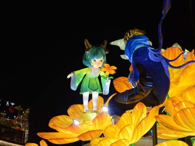 Flower Fairy Lantern — Custom Botanical Garden Illuminated Display