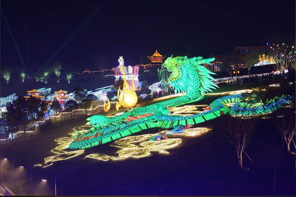 Illuminated Dragon Lanterns & Chinese Dragon Lanterns — Custom Festival Displays from Zigong | FestiveLanterns