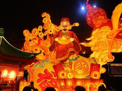 God of Wealth Caishen Lantern