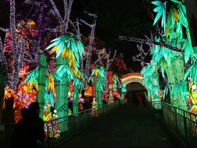 Bamboo Forest Corridor Lantern — Immersive Walk-Through Bamboo Light Display