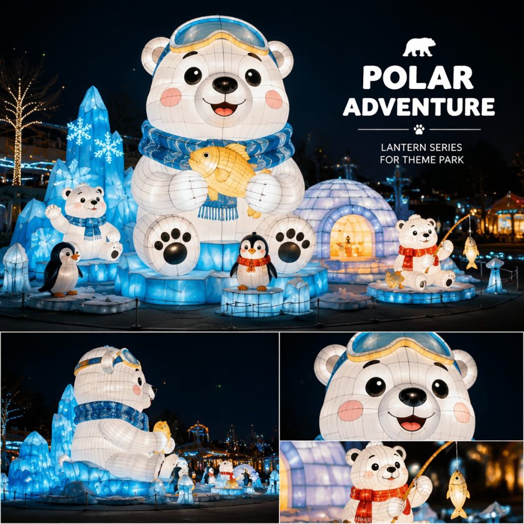Winter Lantern Festival Manufacturer — Custom Ice & Snow Displays for Zoos & Parks