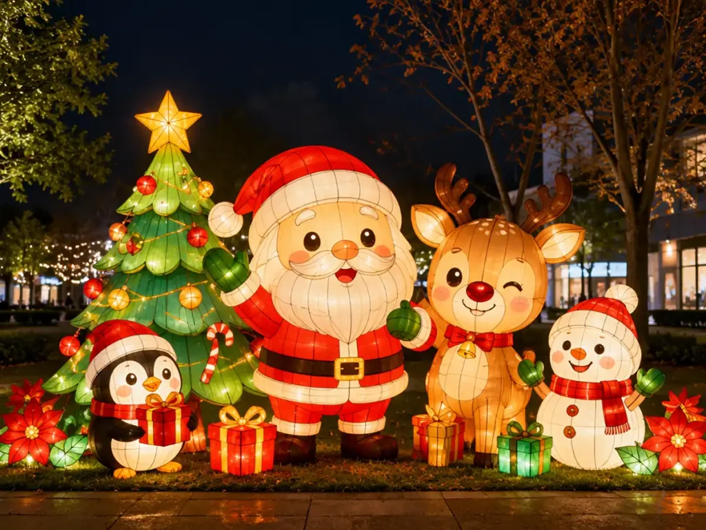 Christmas Lighting Show — Custom Holiday Lantern Displays for Zoos, Parks & Theme Parks