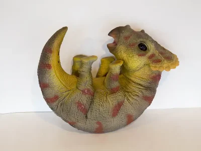 Cuddly Baby Triceratops Puppet — Sensor-Triggered Hatchling Dinosaur