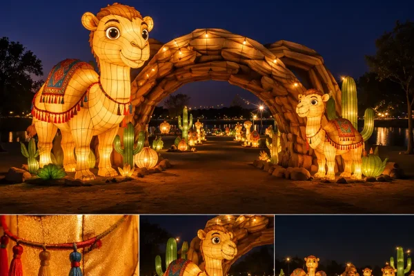 Custom Animal Lanterns — Illuminated Wildlife Displays for Zoos, Parks & Events