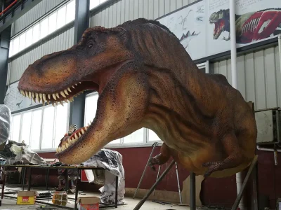 Motion-Activated T-Rex Gesture Interactive Animatronic