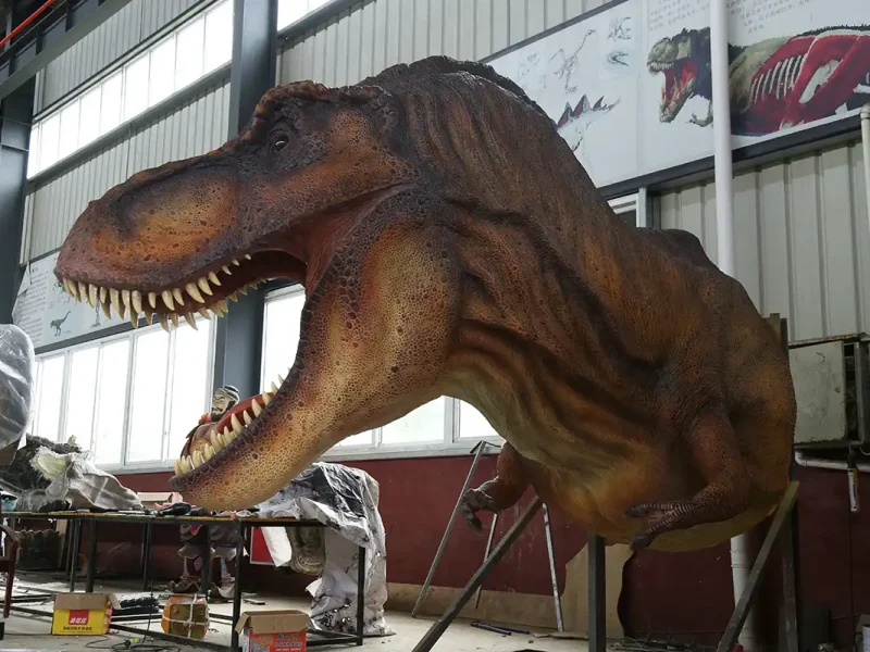 Motion-Activated T-Rex Gesture Interactive Animatronic