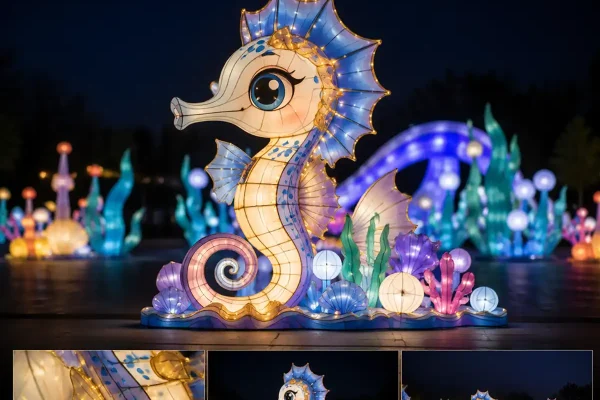 Sea Animal Lanterns: Fish, Whale and Turtle Light Displays for Festivals