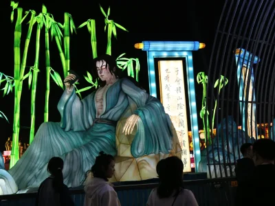 A Literati Scene Drawn from the Orchid Pavilion Gathering