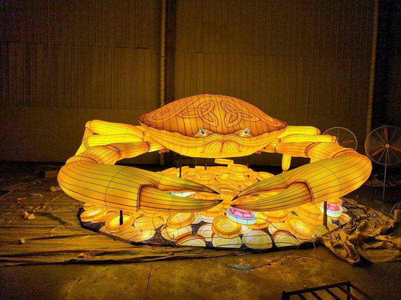 Golden Turtle Lantern